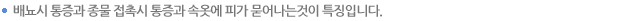 배노시 통증과 종물 접촉시 통증과 속옷에 피가 묻어나는 것이 특징입니다.